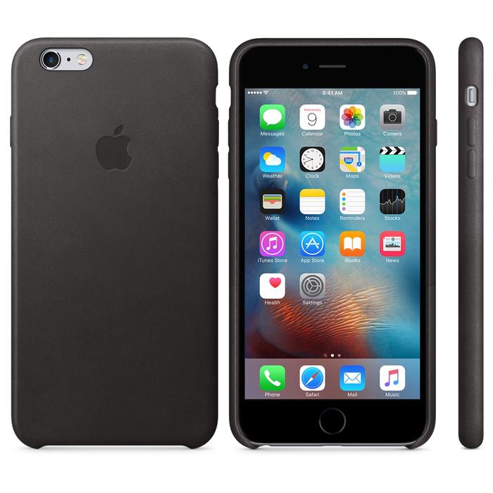 Apple iPhone 6 Plus Leather Case - Black