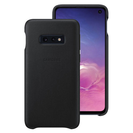Official Genuine Samsung Galaxy S10e Leather Protective Case Cover - Black